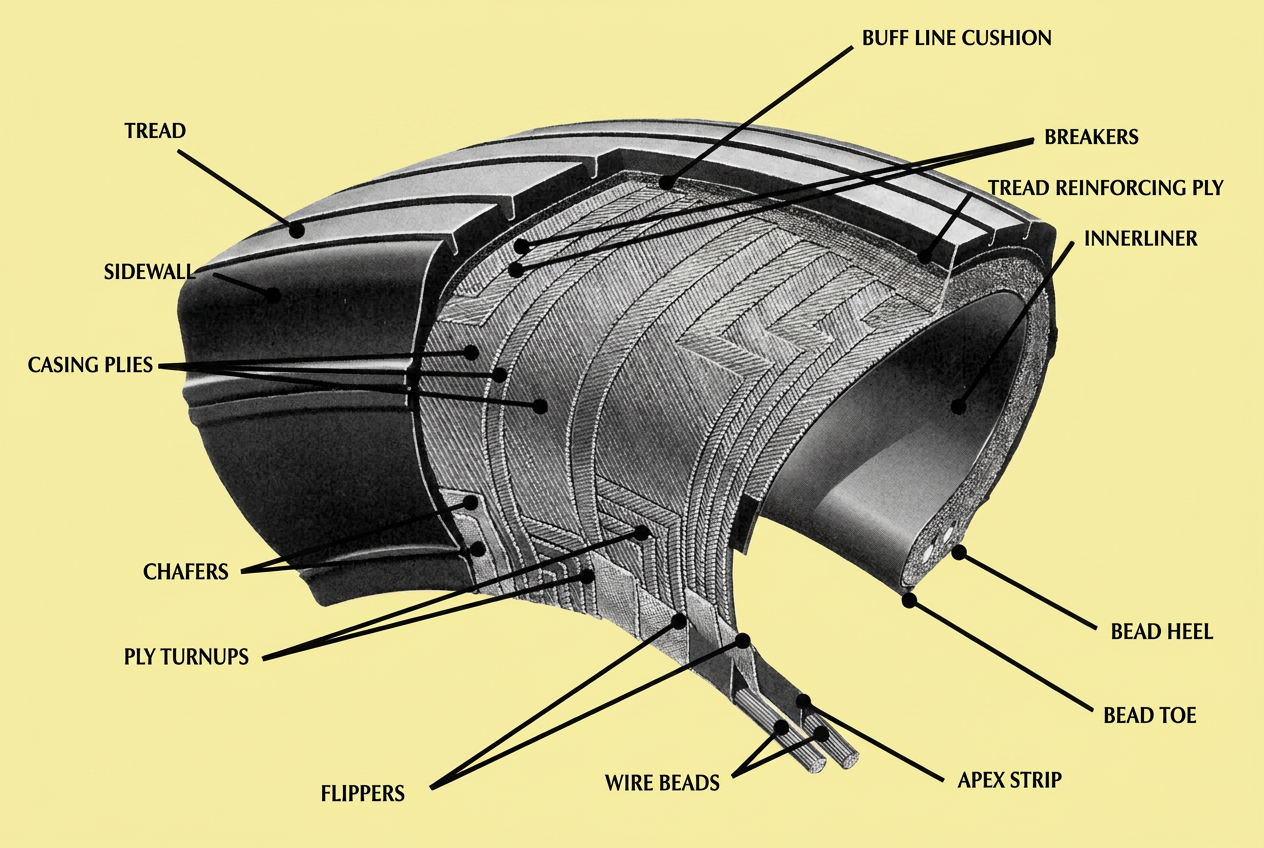 Tire Construction Diagram